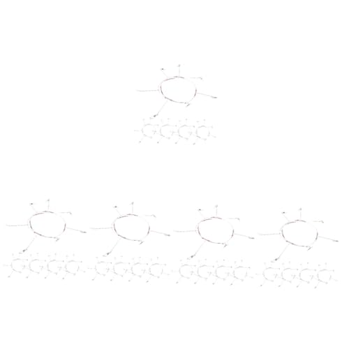 GALPADA 5 Sets Fishing Wire Leader Kit High Strength Wire Leaders for Tracer Rigs