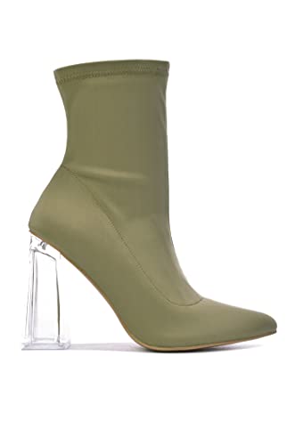 Cape Robbin Excellence Pointy Toe High Heel Ankle Booties (Excellence)