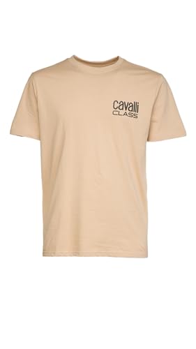 T-shirt Cavalli Class homme tendance coton noir casual