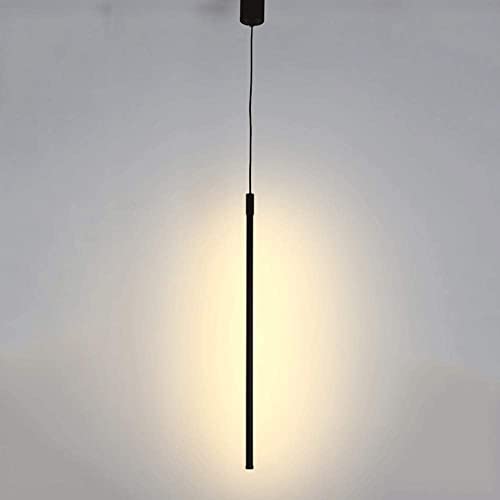 Lustre suspension cylindrique mince pour illuminer les petits espaces sombres