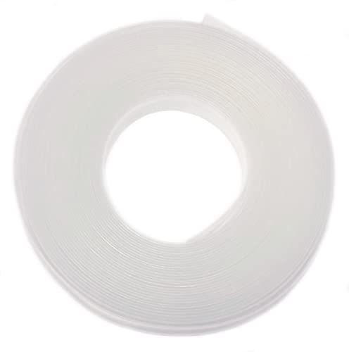 熱収縮チューブ 10mm 内径φ10mm 印字無しで綺麗☆ 収縮比率2:1 (10mm→5mm) シュリンクチューブ 絶縁チューブ 防水 高難燃性 収縮チューブ (20M, クリアー（透明）)