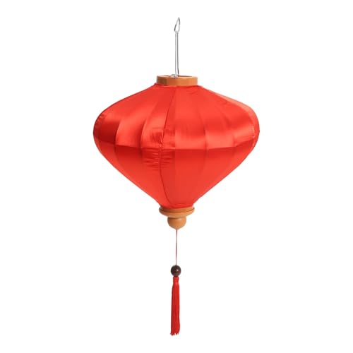 Gadpiparty Linterna Decorativa Ovalada de Roja Estilo Vietnamita para Fiestas Bodas y Celebraciones Festivas con Diseño Chino y Japonés para Jardín y Eventos Culturales
