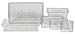 Royal Industries Steam Table Pan, polycarbonate, 8" Half-Size, Clear