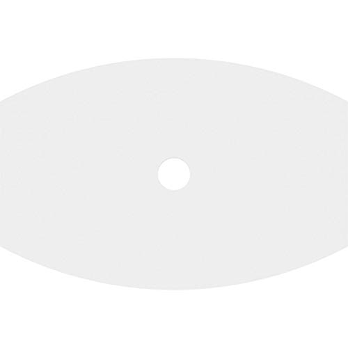 Image of Ekena Millwork CMP32X21KY-03000 Kailey Architectural Grade PVC Contemporary Urethane Ceiling Medallions 32 inchW x 21 3 /8 inchH x 3 inchID x 17 1 /4 inchC x 1 inchP