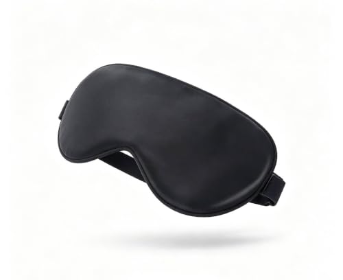Masque de sommeil en soie ultra douce pour les dormeurs sur le côté, 100% opaque, sans pression oculaire, voile avec bande réglable, couvre-yeux voyageurs