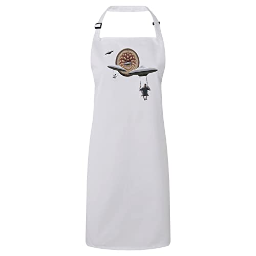 Tablier cuisine premium invasion extraterrestre pour protéger vos vêtements des taches