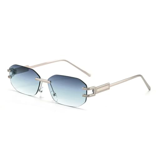 Lunettes de soleil sans monture pour festival et terrasse branchée