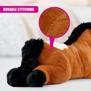 Image of RVA Horse Cute Stuffed Soft Toy (Brown, 70 CM)