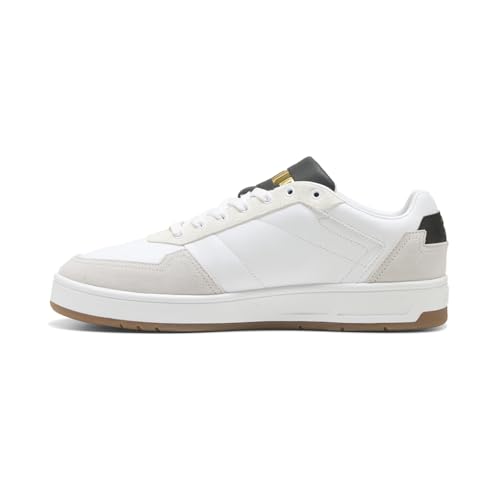 PUMA Mens Court Classic Lux Sd Sneakers Shoes Casual - White3