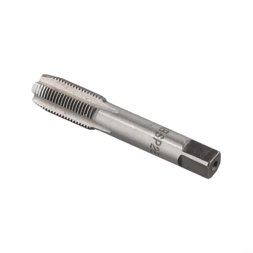 Oniissy G1/8 G1/4 G3/8 G1/2 G3/4 1 jeu de tarauds coniques, outils de coupe de filetage en acier pour le travail des métaux et la plomberie (G1/8)