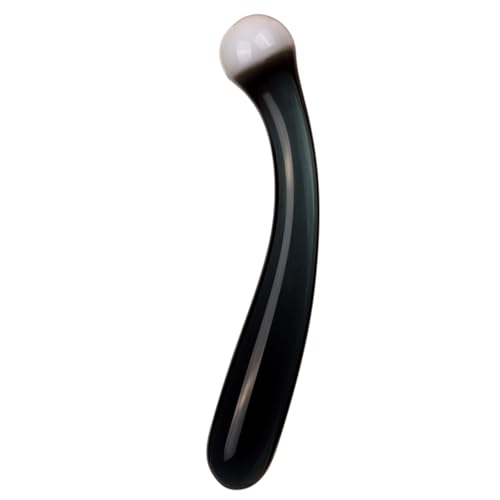 ZDJBFA Dildo Anale a Doppia Testa, Perline di Cristallo, Plug Anale in Vetro, Pene Finto, Massaggiatore per Punto G e Prostata, Giocattoli Sessuali per Adulti,C