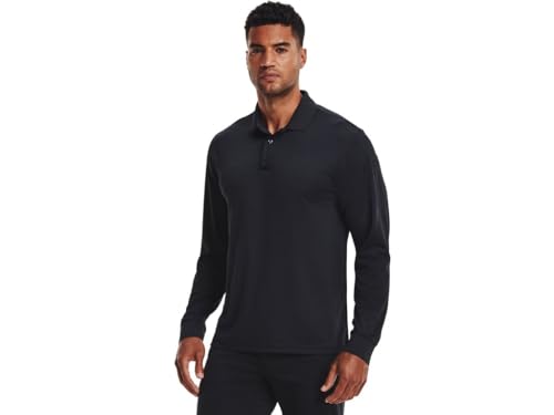 Under Armour 1365383-465-4XL Men's UA Tactical Performance Polo 2.0 Long Sleeve Dark Navy Blue 4XL