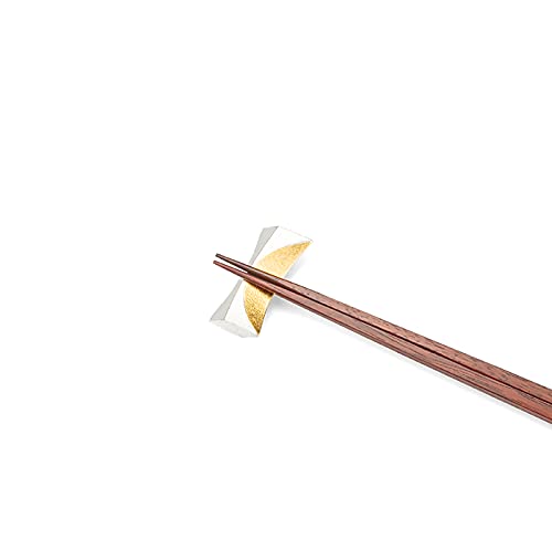 Amazon｜能作 箸置 - 月 - 5ヶ入 - 金箔 〔錫〕 511710｜箸置き