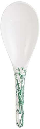 Royalford RF9895 Melamine Ware Rice Spoon - Cooking and Serving Spoon with Grip Handle | Broad Deep Bowl | Dinner Cutlery/Crockery Utensil - Ultra Stylish with Long Handle