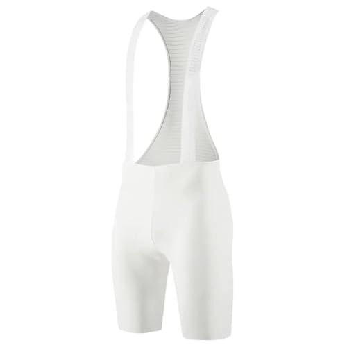 RION Culotte Ciclismo Hombre Pantalones Cortos de Ciclismo, con Almohadilla de 6 Horas, sin Costuras, Color Blanco, para Verano, para Ciclismo de Montaña o Carretera