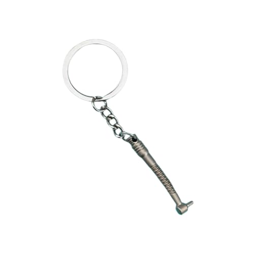 QMQJIA Realistic Tooth Shaped Keychain Craft from Sturdy Zines Alloy Materials for Dentals Industry Promotion Casual Wear