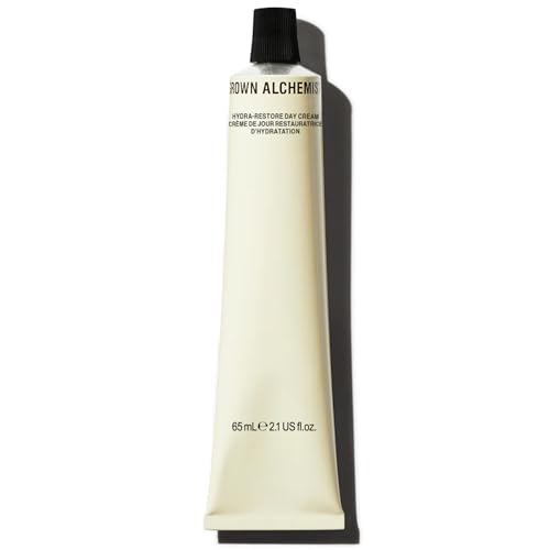 Grown Alchemist Hydra-Restore Day Face Cream - Luxury Daily Moisturising Cream and Natural Make Up Primer - Hydrating Face Moisturiser with Antioxidants Aloe, Vitamin E, Vegan Plant Oils