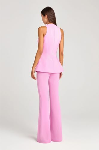 Women's Suits for Work 2 Piece Formal Slim Fit Suits for Women Sleeveless Outfits Casual Vest Pant for Business Work Set3