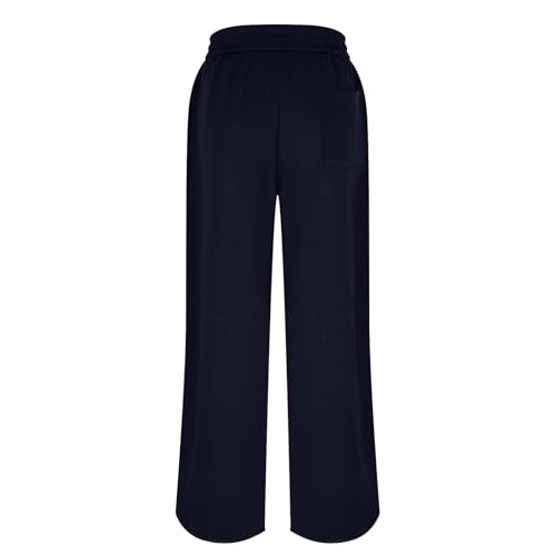 Women Sweatpants Wide Leg Loose Fit High Elastic Waisted Pants Fall Fashion Clothes Work Travel Solid Color Outfits S-2XL
