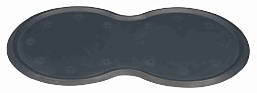 Trixie 24561 Napfunterlage, Naturgummi, 45 × 25 cm, dunkelgrau