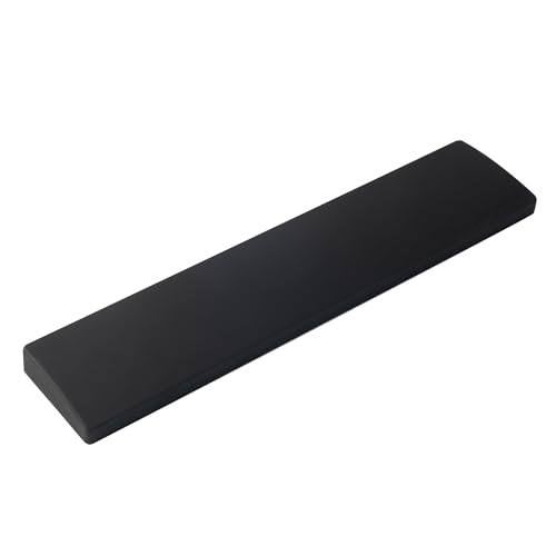 Image of Keychron Silicone Palm Rest for K4 / K4 HE and Lemokey L1 / L1 HE - 14.65 inch Wrist Support for Compact 96% Layout Mechanical Keyboards, Smooth & Ergonomic Typing Comfort - Black