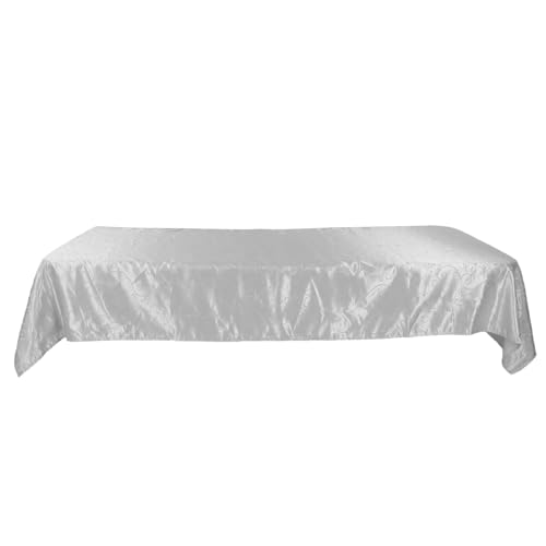 SHINEOFI Mantel para Mesa de Cocina de Poliéster Jacquard Diseño Elegante, Resistente al Agua y Lavable, Forma Rectangular Adecuado para Fiestas y Restaurantes