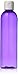Moyo Natural Labs 8 oz Purple Flip Cap Empty Lotion Bottles BPA Free Refillable Shampoo Bottle Made in USA Purple 8 Ounce Pack of 2