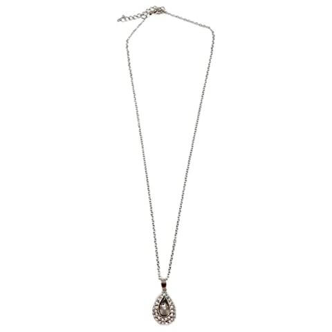 Back to 20s Necklace White-Gold Plated (Silver) Cover