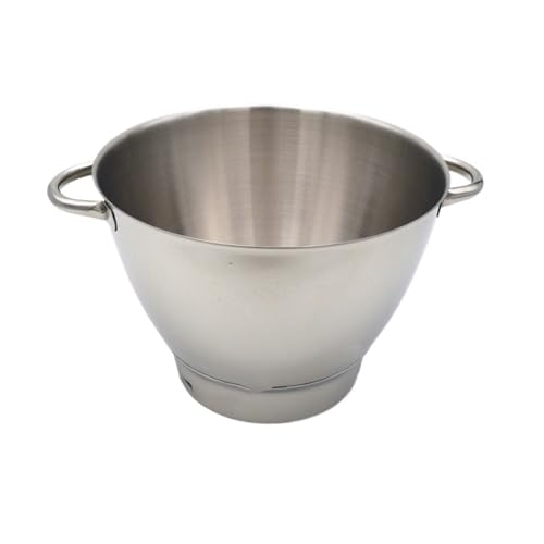 Genérico mixer bowl, Cuenco for mezclar de acero inoxidable, compatible con KENWOOD, KMC010 KMM030 KVC3100 KVC30 KMC510,for baking & cooking
