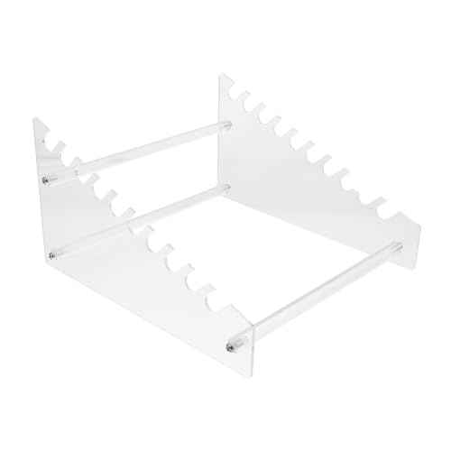 Alipis Laboratory Pipette Rack Cup Pipette Stand Clear Pen Display Rack Laboratory Drip Rack Laboratory Furniture Pipette Storage Laboratory Supplies Pipette Holder Acrylic Transparent