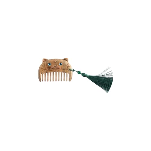 Peine de madera pequeño con masaje para cabello y bolsillo miniatura 2