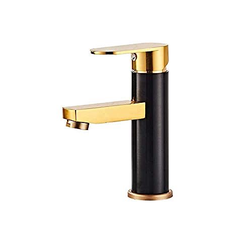 Robinet salle de bain noir LWX anti-corrosion en aluminium durable