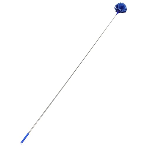 Cepillo portátil para telarañas azul herramienta de limpieza multiusos extensible 2