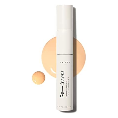 HALEYS Re-invent Sheer Tinted Marula Oil (Light Neutral), Skin Tint, Tinted BB Moisturizer, Tinted Foundation, Face Oil, Hydrate Skin, Flexible Shades, Low to Med Coverage, For All Skin Types Cover