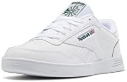 Reebok Men Club MEMT Sneaker, White/Clover Green, 10