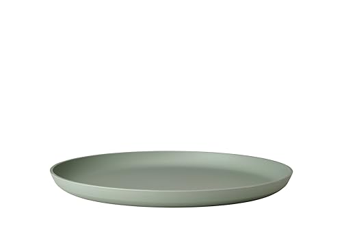Mepal - Dinner plate Silueta - Dishwasher & microwave resistant - Plastic plates - Dinner plates - Tableware - 26 cm - Nordic sage - Image 2