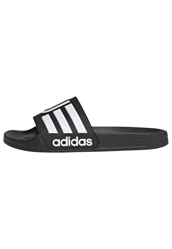 adidas Unisex Adilette Shower Juventus Sandal, Core Black/Ftwr White/Core Black, 37 EU