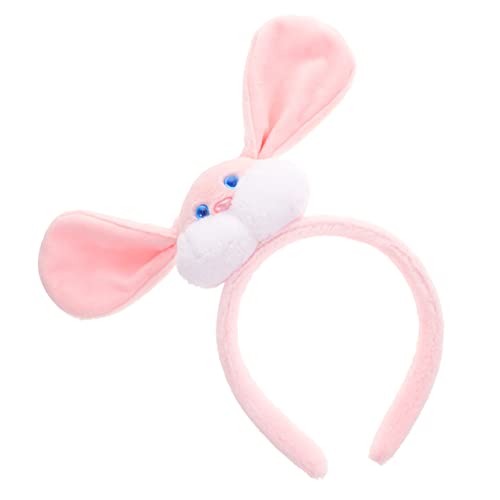 ELAYARD ウサギの耳のヘッドバンド 素敵なぬいぐるみデザイン パーティーコスチューム用ヘアバンド 女の子や女性向け ハロウィンやテーマパーティーに適用
