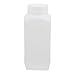 Aexit 1500ml Plastic gauge HDPE Wide Mouth Reagent Bottle Sample Sealling Thicken White