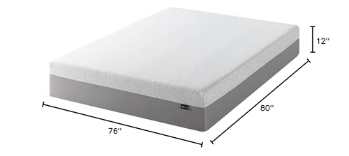 Image of Zinus 12 Inch Ultima Memory Foam Mattress [New Version], King, Fiberglass Free, Medium Firm Feel, Breathable Airflow Memory Foam, Certified Safe Foams & Fabric, Mattress in A Box