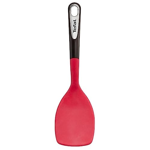 Tefal Ingenio K20645 Pfannenwender | Kunststoff | Rot/Schwarz | Öse zum Aufhängen |Spülmaschinenfest | optimale Flexibilität zum Wenden, 30.5 x 8.5 x 4 cm