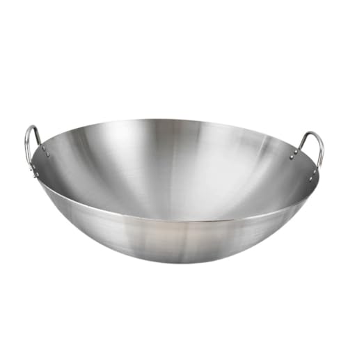 Wok de acero inoxidable Homoyoyo para cocina versátil miniatura 1