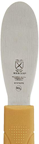 Image of Mercer Culinary Millennia Plain Edge Spreader, 3.5 Inch Blade, Peanut Butter Color Handle