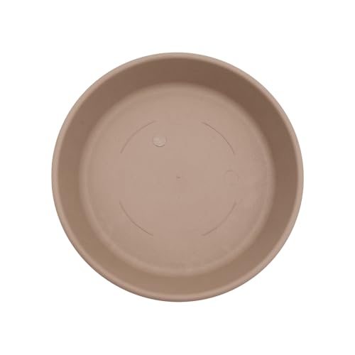 Classic Round Planter Saucer - The HC Companies 12-Inch Flower Pot Drip Trays for Planters, Pairs w/ 12