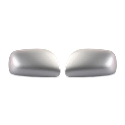 Coques de rétroviseur voiture argentées anti-rayures pour Yaris