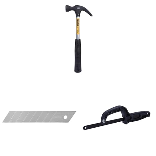 STANLEY 51-152 Claw Hammer with Steel Shaft for Masonry, Woodwork, Fittings for Home, DIY, Mechanic,