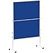 Produktbild MAUL Moderationstafel MAULsolid 150x120 cm | Klappbare Pinnwand für beidseitige Nutzung | Pinnwand Filz für Moderationskarten, Pinnnadeln | Tafel für Büro, Schule, Universität | Blau