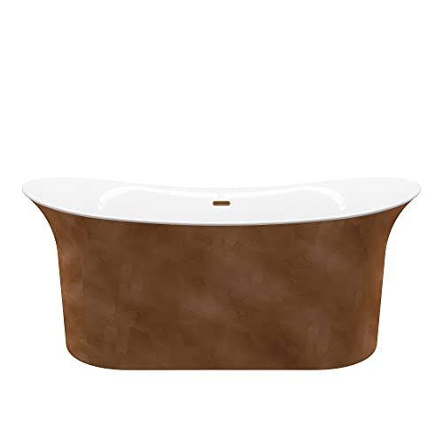 Bath Etc. Baton Rouge Copper Freestanding Bathtub 66" #TOP2