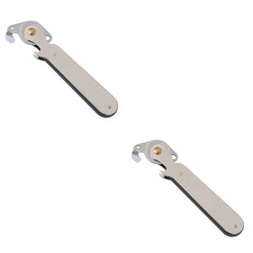 SHOWERORO 2 Pz Perforatore Per Lattine in Acciaio Inossidabile Strumenti Di Perforazione Strumento Per La Pulizia Delle Elettrico Anello Apriscatole Apribottiglie Multifunzione