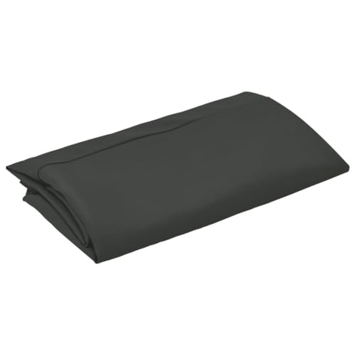 vidaXL Tela de Repuesto para Sombrilla Voladiza Dosel Lona Recambio Jardín Patio Terraza Balcón Parasol Refugio Impermeable Gris Antracita 350 cm